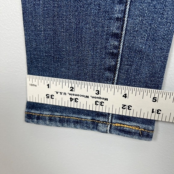 Levi's Jeans 711 Skinny Women's Size 27 Blue Low Rise Distressed 28 in Inseam - Picture 8 of 14